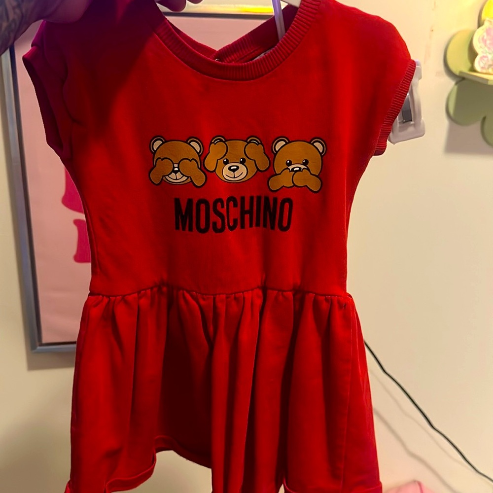 Moschino baby girl dress 12-18 months